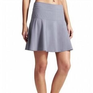 Athleta All Day Gray Skort Sz 10T Casual Tennis Golf Outdoor Preppy Minimal Twee
